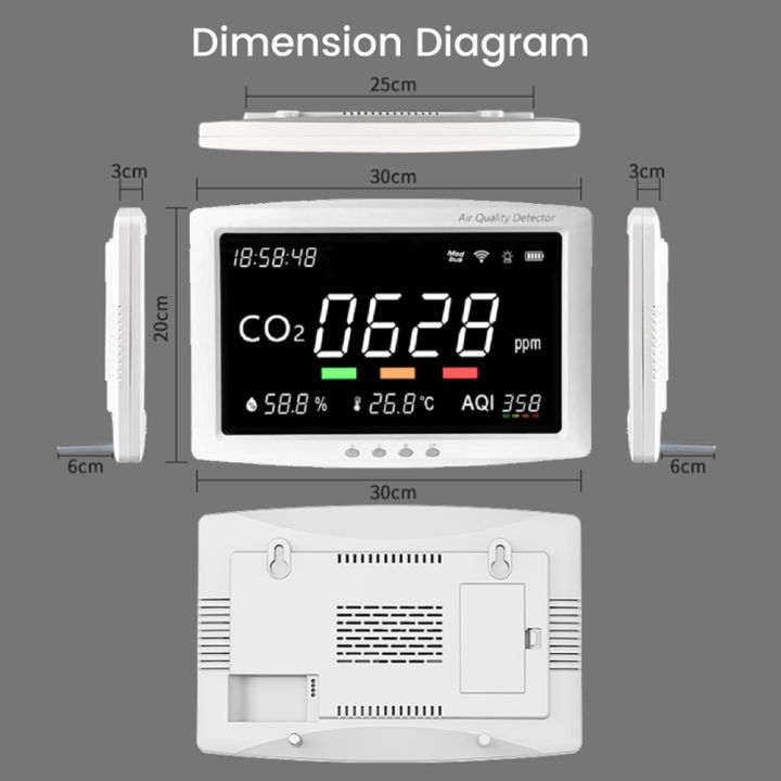 11.8%20Inch%20LCD%20Screen%204-In-1%20Air%20Quality%20Detector%20Air%20Quality%20Monitor%20for%20Home%20School%20Office%20US%20Plug%20-%20Image%208