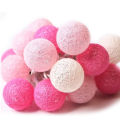 2m 10 Lamp Led Light String 6cm Diameter Cotton Ball Lights Interior Outdoor Decoration Night Lights For Children Room Party Wedding Garden.