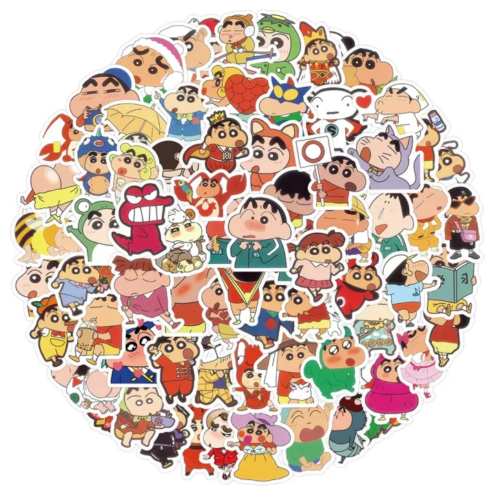 100Pcs%20Cartoon%20Anime%20Crayon%20Shin%20chan%20Stickers%20For%20Car%20Laptop%20Phone%20Stationery%20Decor%20Vinyl%20Decals%20Waterproof%20Sticker%20Kids%20Gift%20-%20Image%202