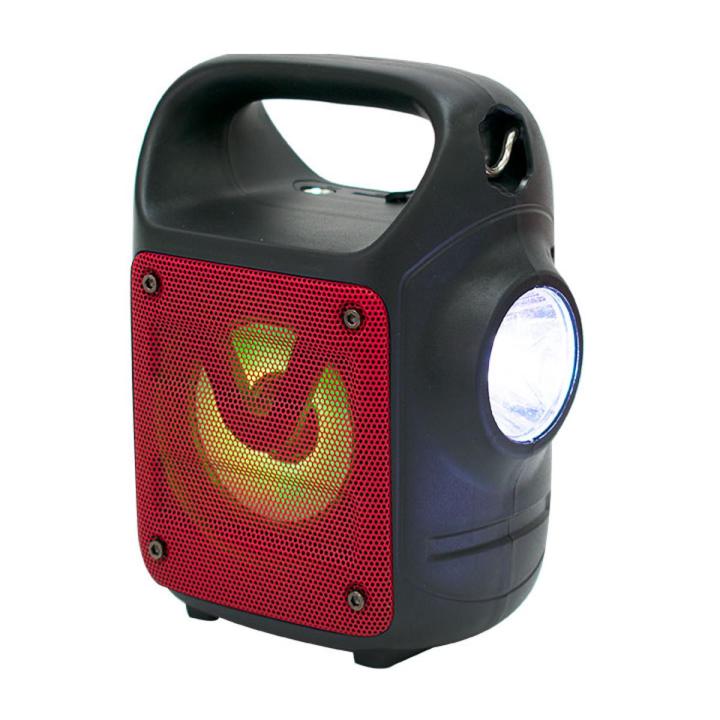 KTS-1185 Portable Wireless Speaker with Flashlight & Microphone supported