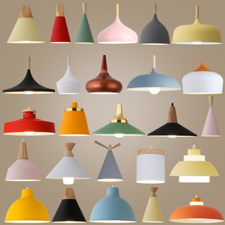 Macaron Color Restaurant Chandelier Bedroom Lighting Hanging Store Decorative Fixture Showroom