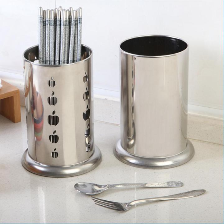 Cutlery Drain Rack Organizer Spoon Fork Chopstick Storage Holder Stainless Steel Household Kitchen Tableware Storage Holder Box