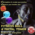 Jawline Exercise, Chewing Ball Jaw Mouth Shaper Facial Muscle Tightener, for Strengthening and Tightening Jaw and Neck Area. 