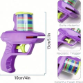 1pc Kids Soft Flying Disc  Gun Toy Foam Disc Launcher Flying Disc Handheld Launcher  Indoor Game Outdoor Backyard Toy For Boys And Girls Birthday Gift. 