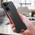 For Vivo iqoo NEO 9 case Aluminum Metal Matte Cover Soft Silicone Frame Camera Protection Cover Back Cover For For Vivo iqoo NEO 9 Pro Back cover Phone Cases.