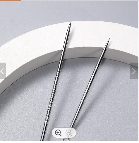 3Pc/Set%20Stainless%20Steel%20Blackhead%20Removal%20Kit%20Acne%20Blemish%20Pimple%20Extractor%20Remover%20Needles%20Tweezers%20Face%20Skin%20Care%20Tools%20-%20Image%206