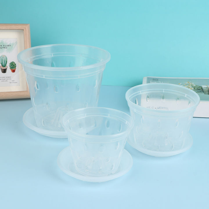 1Pc%20Flowerpot%20With%20Tray%20Planter%20Drainage%20Pots%20With%20Holes%20Transparent%20Orchid%20Pots%20Mystic%20-%20Image%208