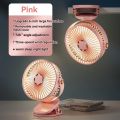 USB clip fan, mini fan, portable charging, long battery life, office desktop, dormitory, large wind power, small electric fan. 