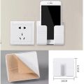 Universal Wall Mount Charger Phone Holder Stand Remote Control Hanger Base Support Hook Hanging Storage Box Rack Home Organizer. 