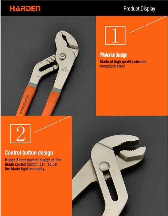 Harden%2010''%20Groove%20Joint%20Plier%20Monkey%20Plier%20560411%20-%20Image%207