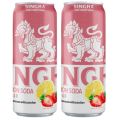Singha Pink Lemon Soda Zero Sugar 330ml. 