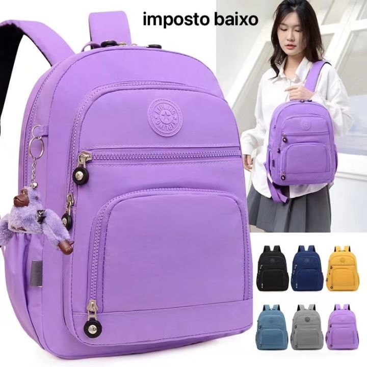 Fashion School Bag Student Backpack New Badge Canvas