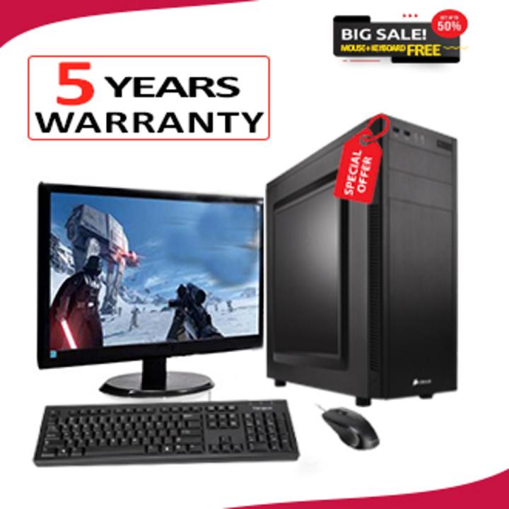 Intel Dual Core RAM 4GB HDD 1000GB Intel HD Graphics   for Gaming PC And Monitor 19"" Full Desktop Computer