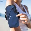 Phone Arm Band Bag Cellphone Holder Sports Arm Bag for Sport Travel Workout Blue. 