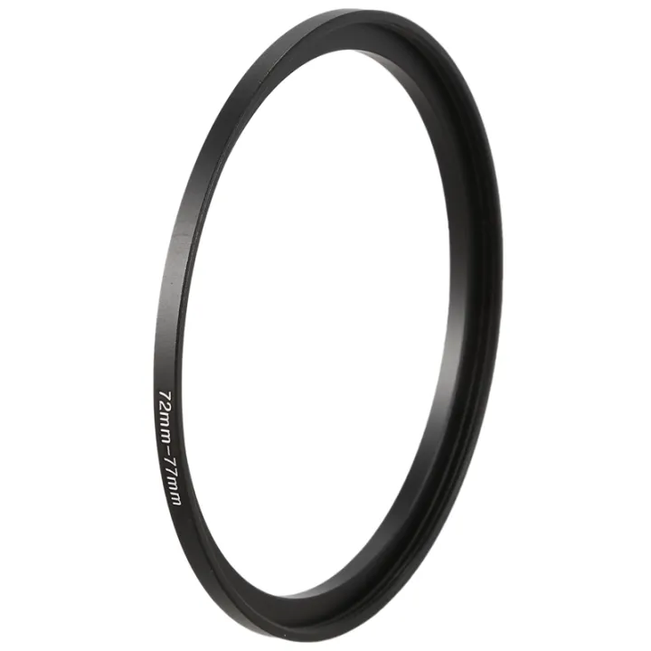 NXFDSIOZ%202Pcs%2072mm-77mm%20Camera%20Lens%20Step%20Up%20Filter%20Black%20Metal%20Adapter%20Ring%20-%20Image%204