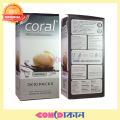 Coral Lubricated Natural Latex Condom  Vanila Flavour 3 Box (9 Pcs) (FBD). 