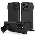 Shockproof Case For iPhone 13 Phone Case Push Pull Camera Protection Live Stand Phone Cover. 