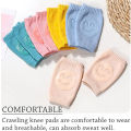 1 Pair Baby Knee Pads Unisex Breathable Elastic Anti Skid Toddler Legs Warms Crawling Protection Baby Knee Pads.
