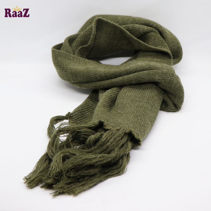 Deep%20Green%20Winter%20Woolen%20Scarf,%20Soft%20Muffler%20Stylish%20Fashion%20Scarf%20For%20Men%20And%20Women%20-%20Image%204