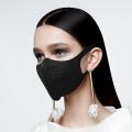 3D Disposable Mask (Black) 3 ply Face Mask Respirator 1BOX-50pcs.