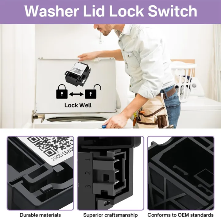 WH01X27954%20Washer%20Lid%20Lock%20Switch%20Replacement%20Parts%20Accessories%20290D1580P004%20for%20Top%20Load%20Washing%20Machine%20Door%20Lock%20Assembly%20-%20Image%203