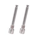 M4 Titanium Bolts for Bicycle Disc Brake Pad Threaded Pin Inserts Screw for XT R XT Hydraulic Disk Caliper-Titanium. 