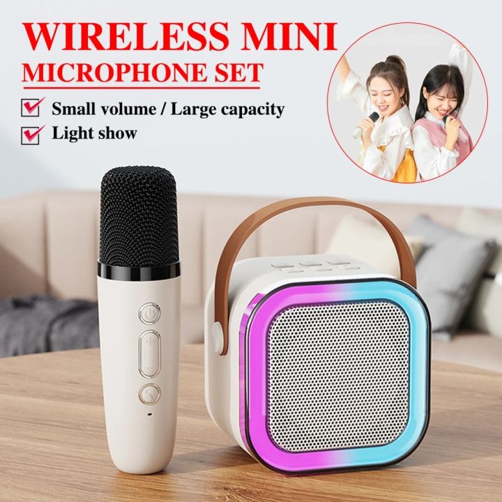 K12%20Speaker%20High-end%20Bluetooth%20Audio%20Small%20Home%20KTV%20Karaoke%20Microphone%20Professional%20Children's%20Singing%20Bluetooth%20Speaker%20Column%20-%20Image%204