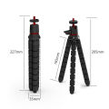 New gopro action camera Octopus desktop mobile phone tripod outdoor live broadcast silicone mobile phone holder-Black.