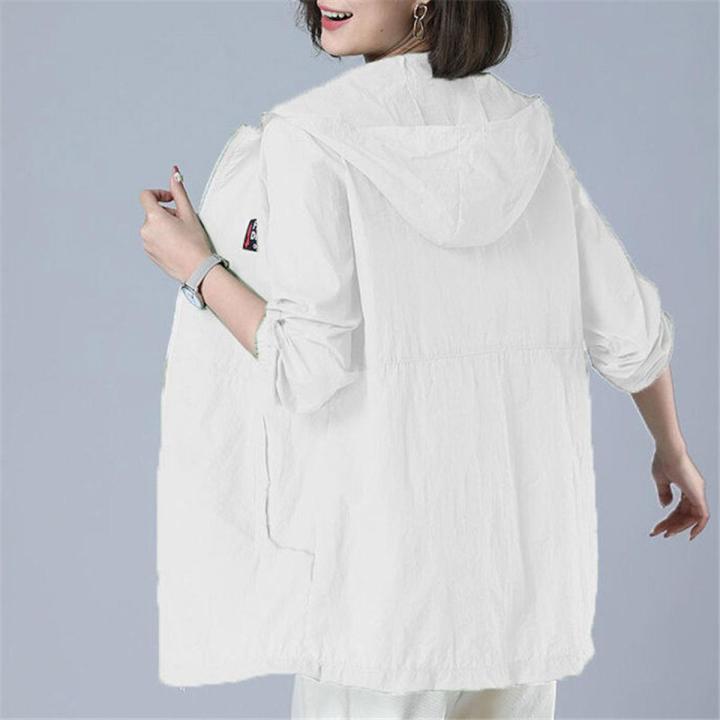 Sun-Proof Clothing Women's UV Summer New Anti-Ultraviolet All-Match Sun Protection Clothing Female Coat Jacket Hooded Top