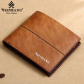 ManBang Leather Men Wallets Premium Product Real Cowhid Wallets for Man Short Walet Walet Wallet Men's Wallet Wallet Wallet Wallet.