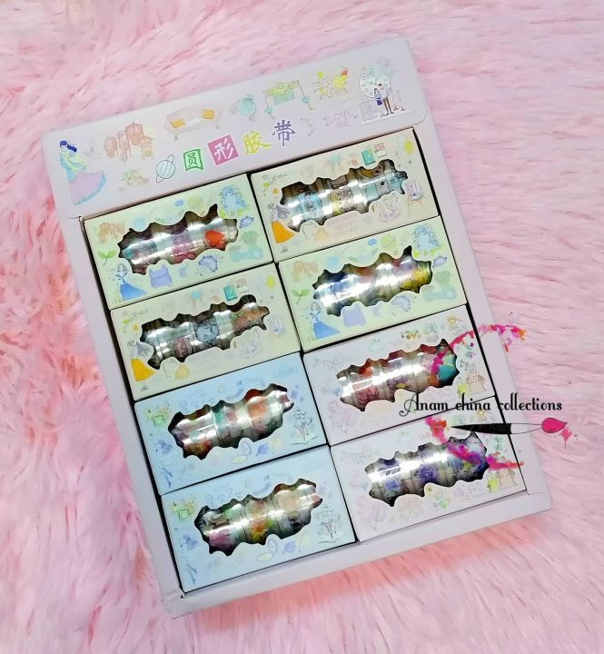 Craft%20Printed%20Different%20Design%20Decoration%20Washi%20Tape%20Set%20(4Box=16Roll/(8Box=32Roll)%20-%20Tape%20-%20Image%202