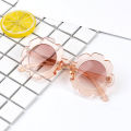 Korean version of small flower sunglasses children's fashion baby sunflower glasses boys and girls personality flower sunglasses tide.