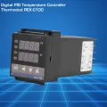 Digital PID Temperature Controller, REX-C100 Thermostat Temperature Controller Regulator, 100-240 V, Relay Output, 1500VAC, 14 Bit. 