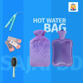 Multicolor Hot Water Bag With Cover - 2 Liter.