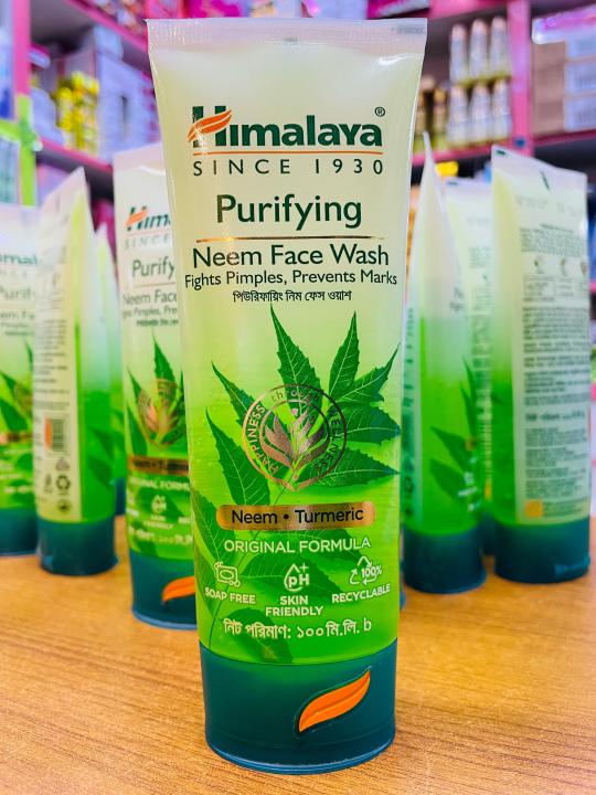 Himalaya Purifying Neem Face Wash Natural Herbal Skin Care 100 Ml