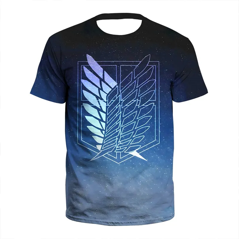Attack On Titan T-Shirts Anime Shingeki No Kyojin 3D Print