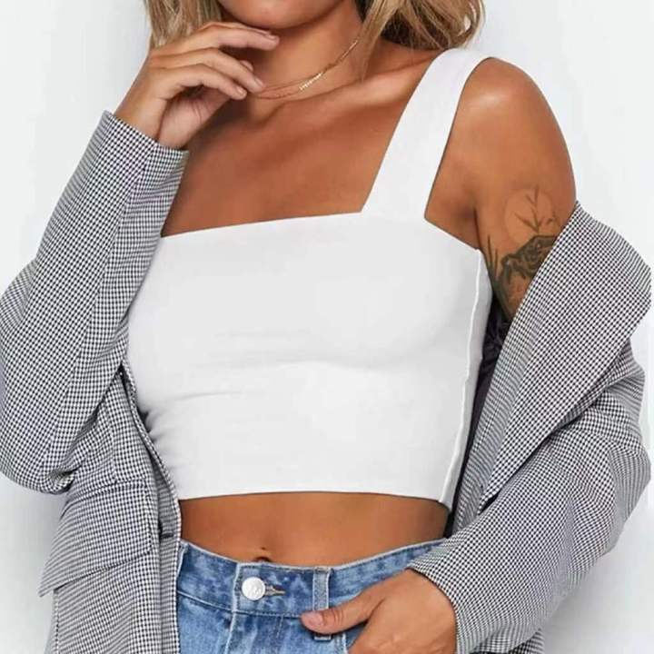 Fashion%20Square%20Neck%20Sleeveless%20Summer%20Crop%20Top%20White%20Women%20Black%20Casual%20Basic%20T%20Shirt%20Off%20Shoulder%20Cami%20Backless%20Tank%20Top%20-%20Image%205