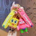 Creative SpongeBob SquarePants Keychains, Cute Car Pendants, Cartoon Dolls, Delicate Bags, Hanging Accessories, Key Chains Wholesale. 