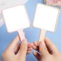 Compact Hand Mirror Vanity Mirror Shaving Mirrors Portable Single Side Small Makeup Mirror Handheld Mirror for Girlfriend Bathroom Girls Man.