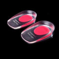 Soft Silicone Gel Insoles for Heel Spurs Pain Foot Cushion Foot Massager Care Half Heel Insole Pad Height Increase Accessories. 