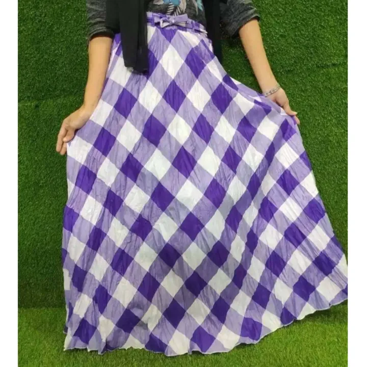 Stylish%20And%20Fashionable%20Long%20Cotton%20Chack%20Skirt%20For%20Women%20Multicolor%20-%20Image%204