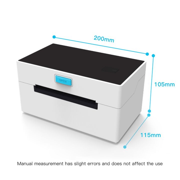 Desktop%20Thermal%20Label%20Printer%20for%204x6%20Shipping%20Package%20Label%20Maker%20160mm/s%20High%20Speed%20USB%20Connection%20Thermal%20Sticker%20Printer%20Max.110mm%20Paper%20Width%20Compatible%20with%20Amazon%20UPS%20Ebay%20Shopify%20FedEx%20Labeling%20Barcode%20Express%20Label%20Printing%20Postage%20Mailing%20Labeli%20-%20Image%208