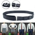 Easy Shirt Stay Adjustable Belt / Non-slip Wrinkle-Proof Shirt Holder Straps / Locking Belt Holder / Near Shirt Stay / Elastic Shirt Lock Belt for Women Men Work Interview.