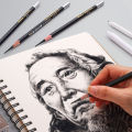 Maries Professional Drawing Pencil 12PCS HB 2H B 2B 3B 4B 5B 6B 8B 10B 12B 14B Soft Medium Hard Charcoal Sketch Art Supplies. 