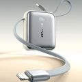AWEI C03 20000mAh 45W Power Bank with Built-in Cables (ORIGINAL product with Official 12 Months Warranty).