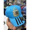 Argentina Three Star Cotton Baseball Cap For Men (Sky Blue).