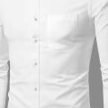 New Long Sleeve Casual White Shirt For Men. 
