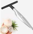 Coconut coco melon cutter peeler opener opening tool kitchen tools stainless steel.