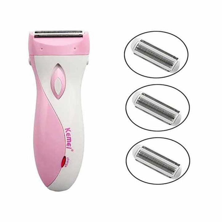 Kemei KM-3018 Waterproof Electric Lady Shaver Hair Women Bikini Underarm Body Lady Epilator Hair Removal Cordless Trimmer for Women