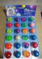 China Ping Pong 24 Piece Rubber Ball Set For Kids-Multicolor.